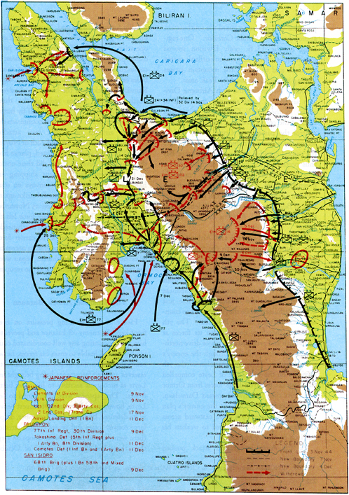 Plate No. 64, Ormoc-Carigara Corridor, 3 November-25 December 1944